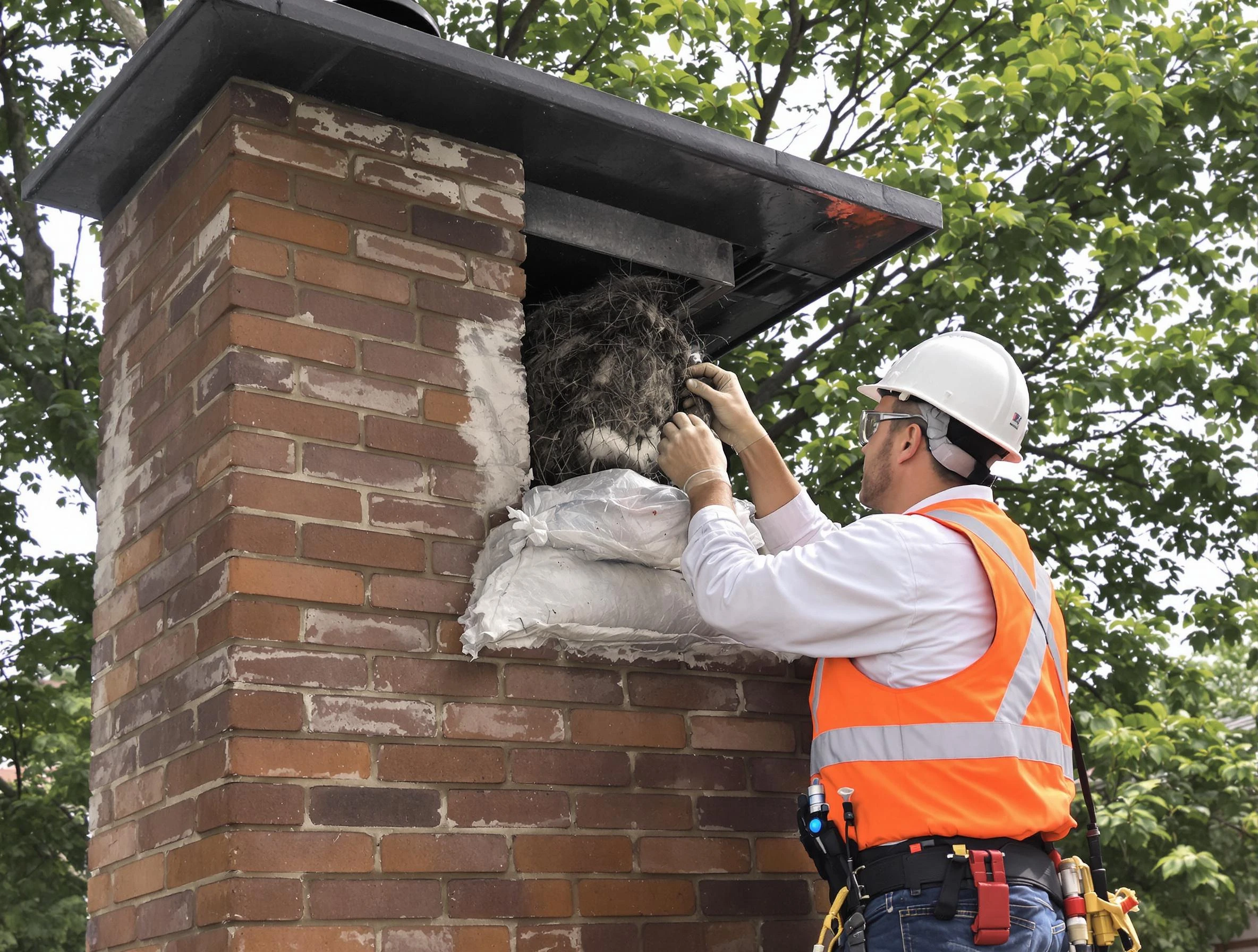 Humane removal of debris and animals by Shaw Heights Chimney Sweep in Shaw Heights, CO