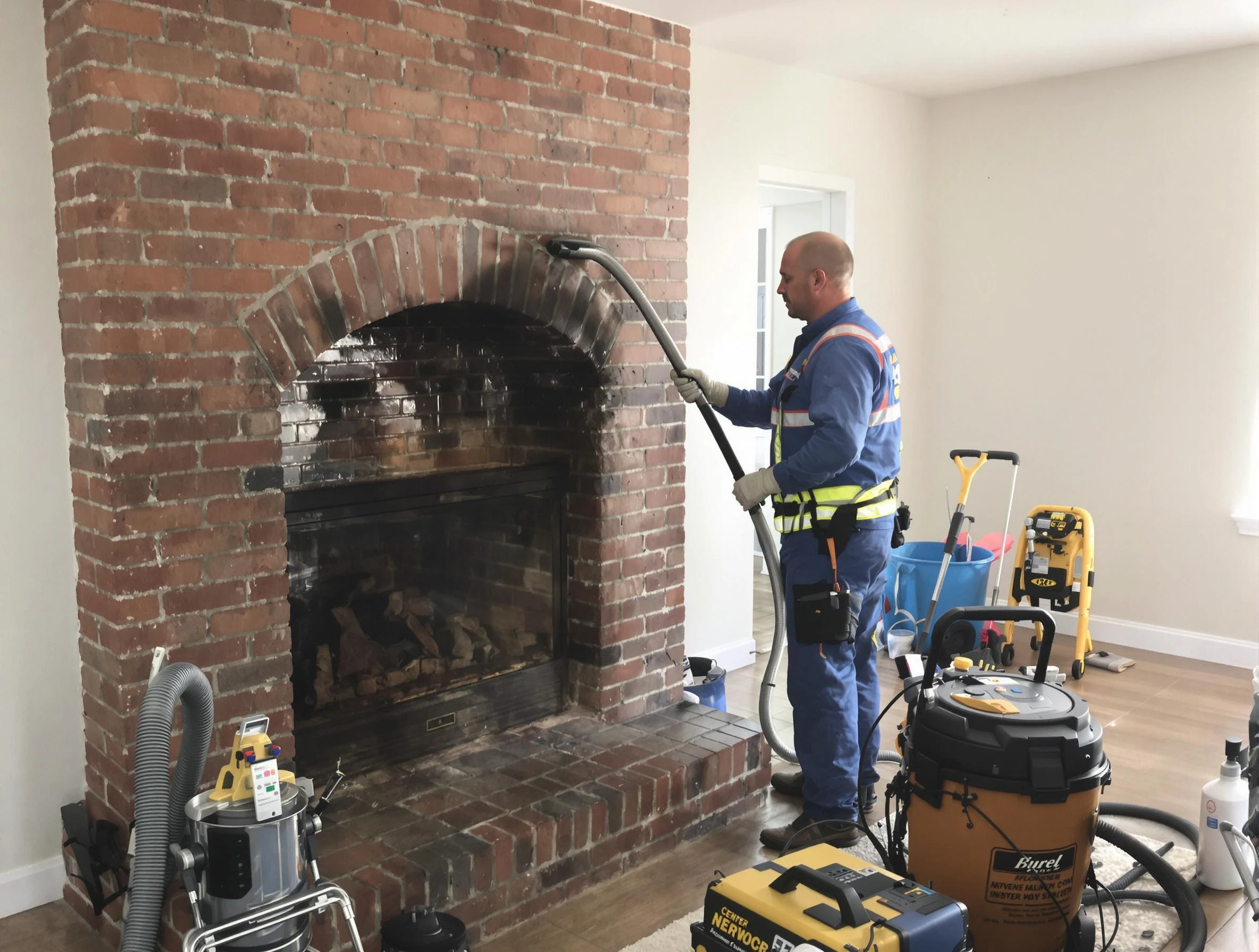 Shaw Heights Chimney Sweep expert performing detailed chimney sweep in Shaw Heights, CO